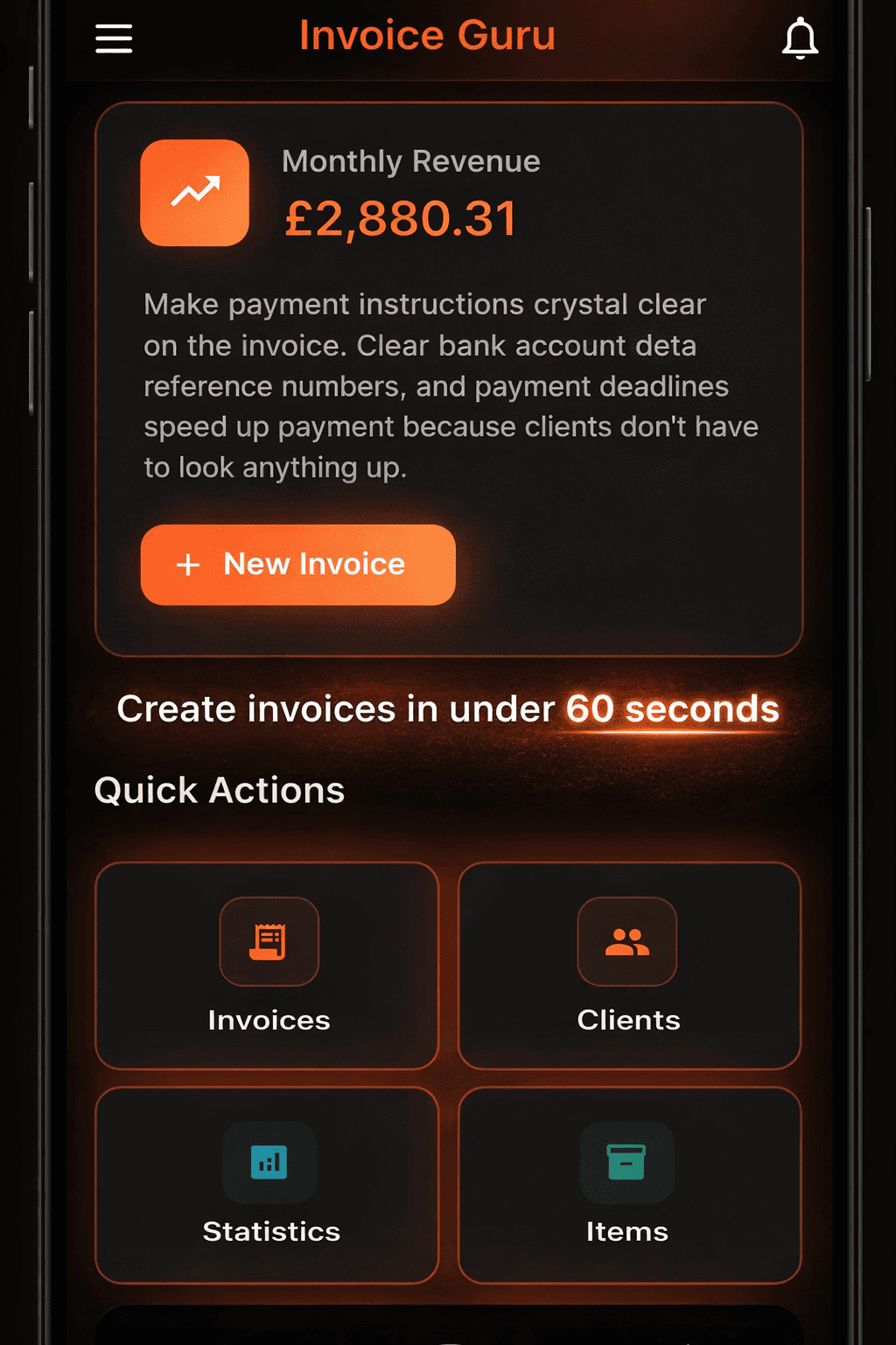 Invoice Guru product screenshot