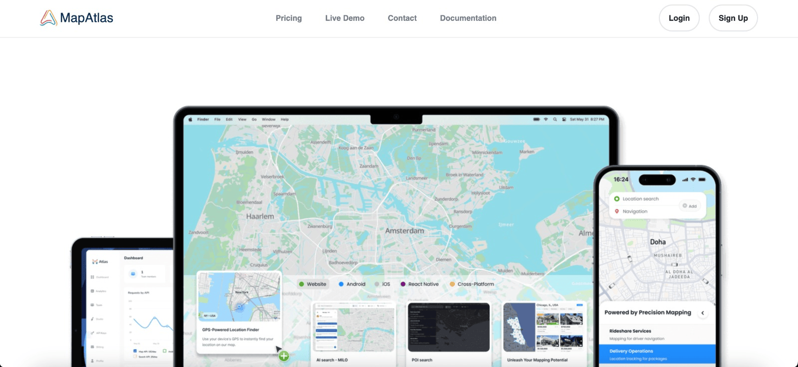 MapAtlas product screenshot