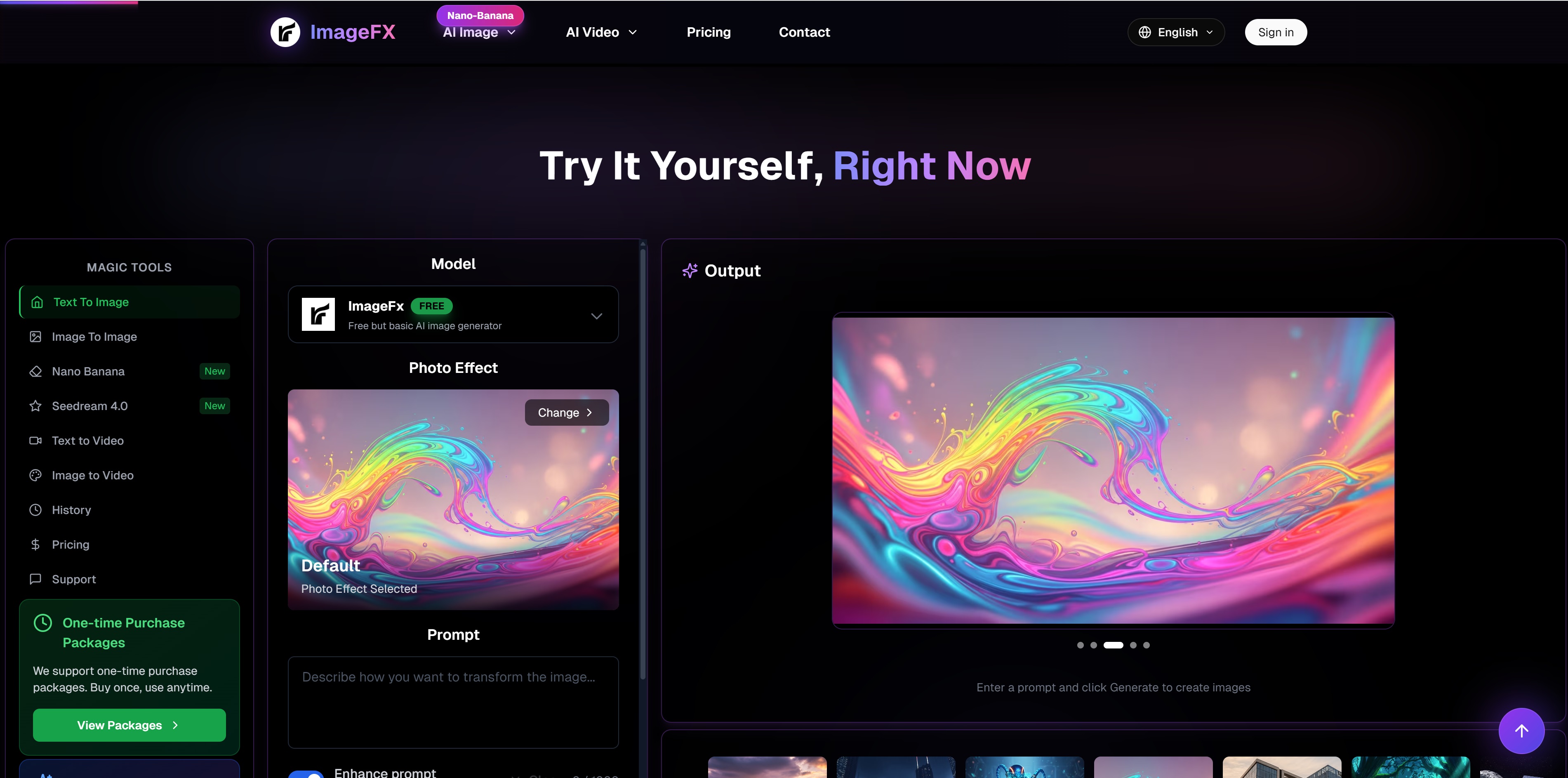 ImageFX product screenshot