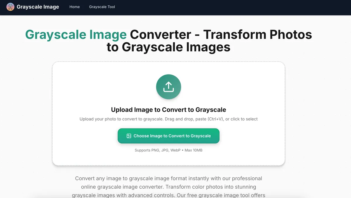 Grayscale Image Converter product screenshot