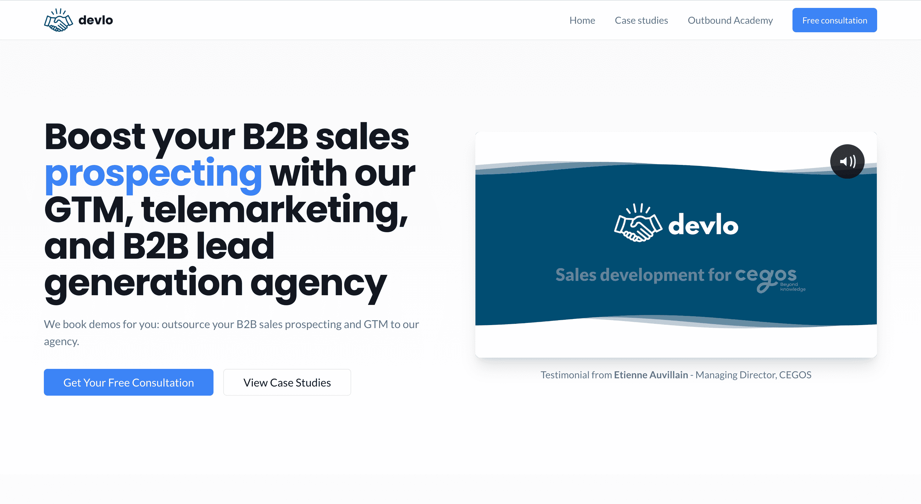 B2B Go-to-Market Partner product screenshot