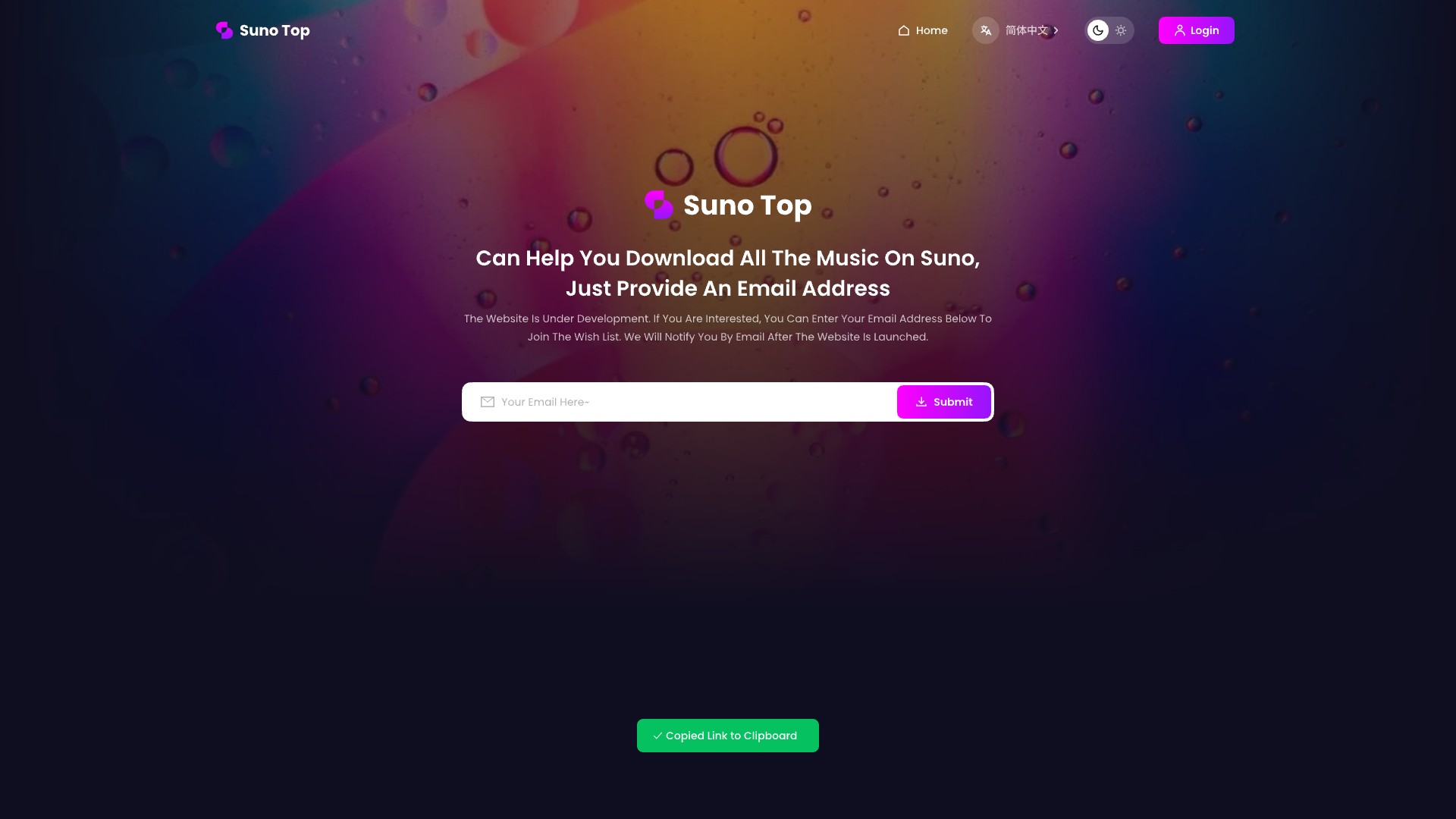 Suno-Top product screenshot