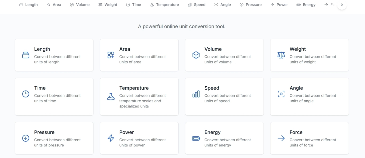 Metric Converter product screenshot