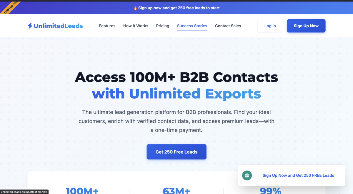 Unlimited leads - Product Image
