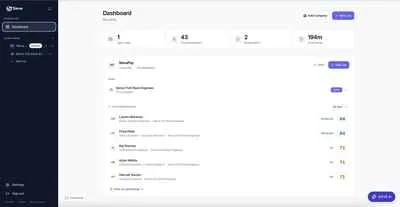 Sieve CV product screenshot