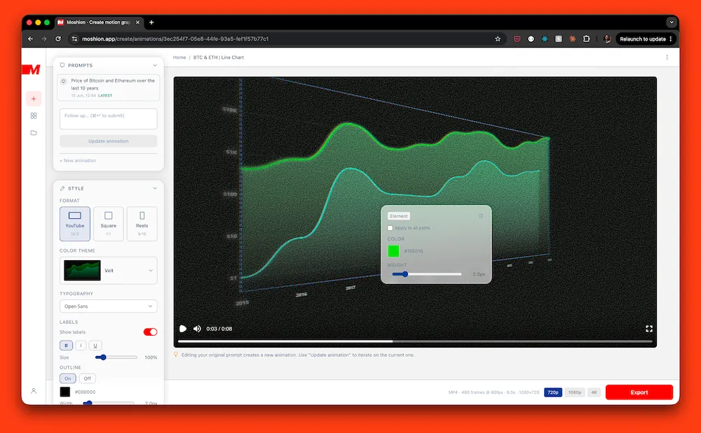 Moshion product screenshot