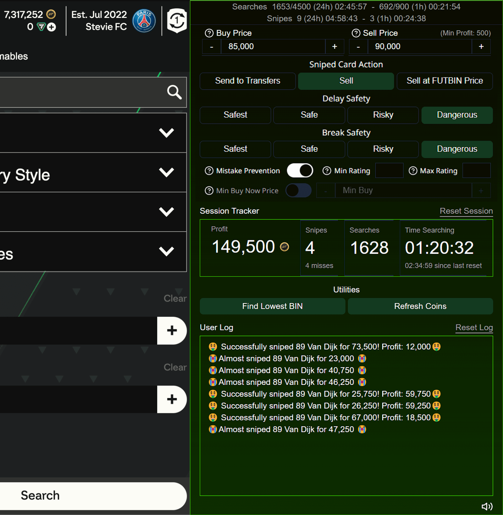 Stevie's Sniper product screenshot