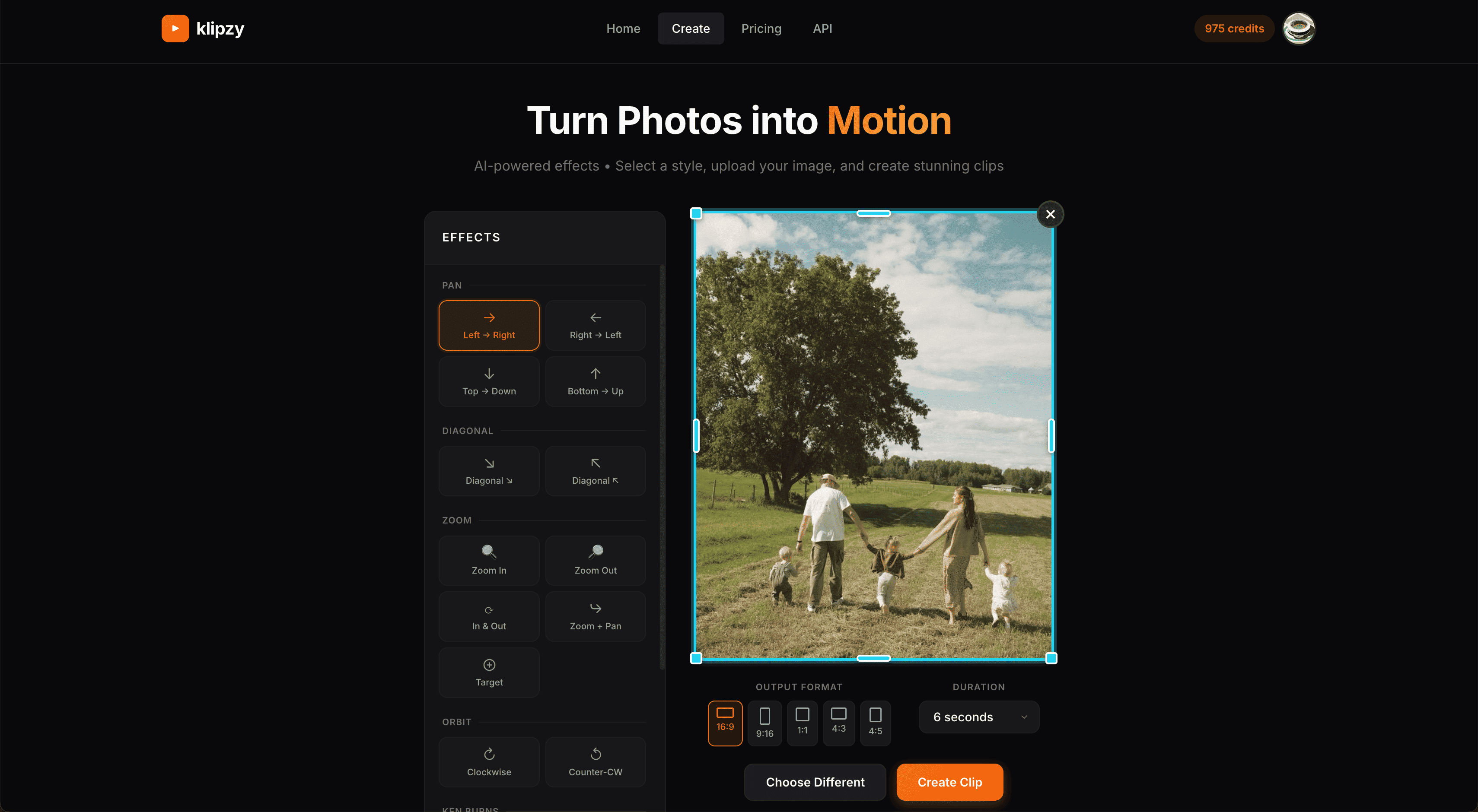 Klipzy product screenshot