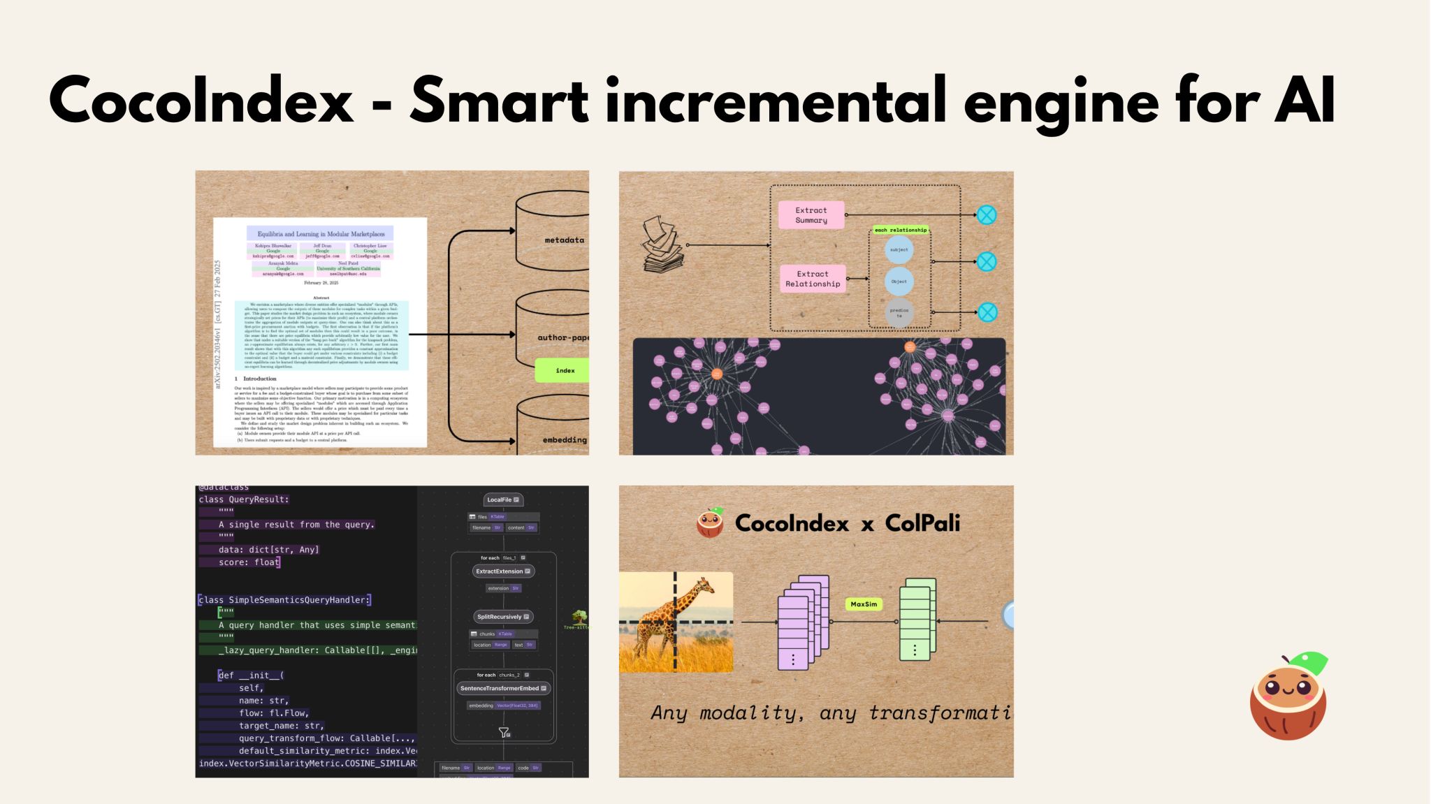 CocoIndex product screenshot