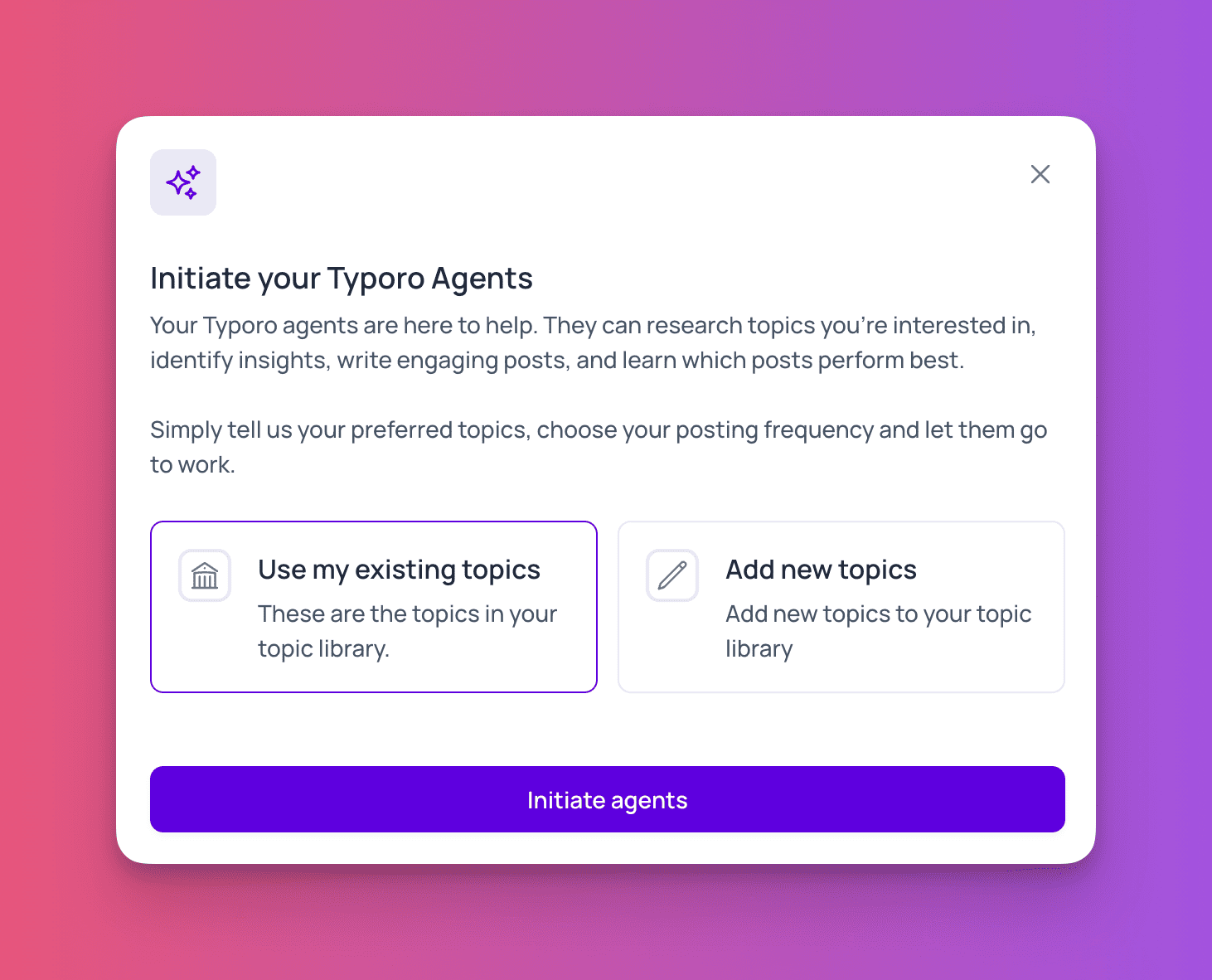 Typoro product screenshot