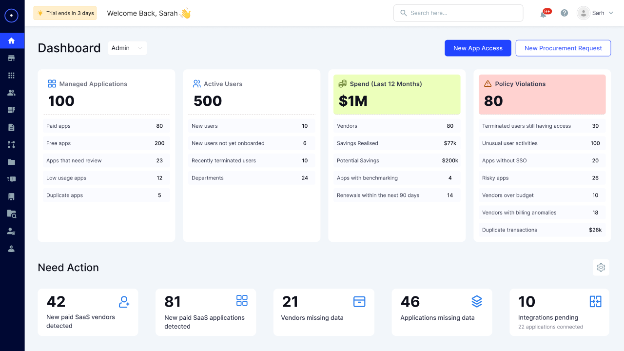 CloudEagle.ai product screenshot