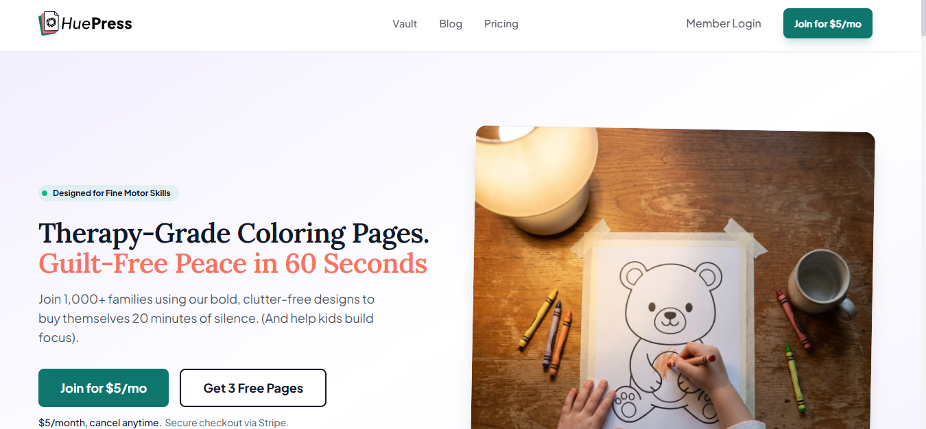 HuePress product screenshot