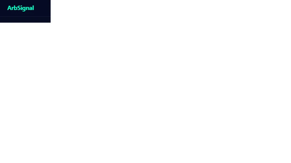 Arbitrage Signals product screenshot