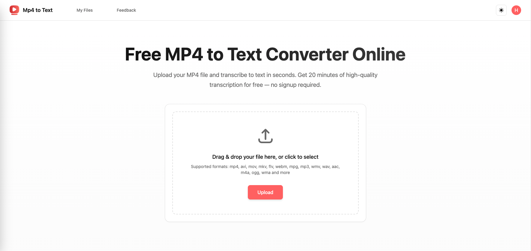 MP4 to Text Converter - Product Image