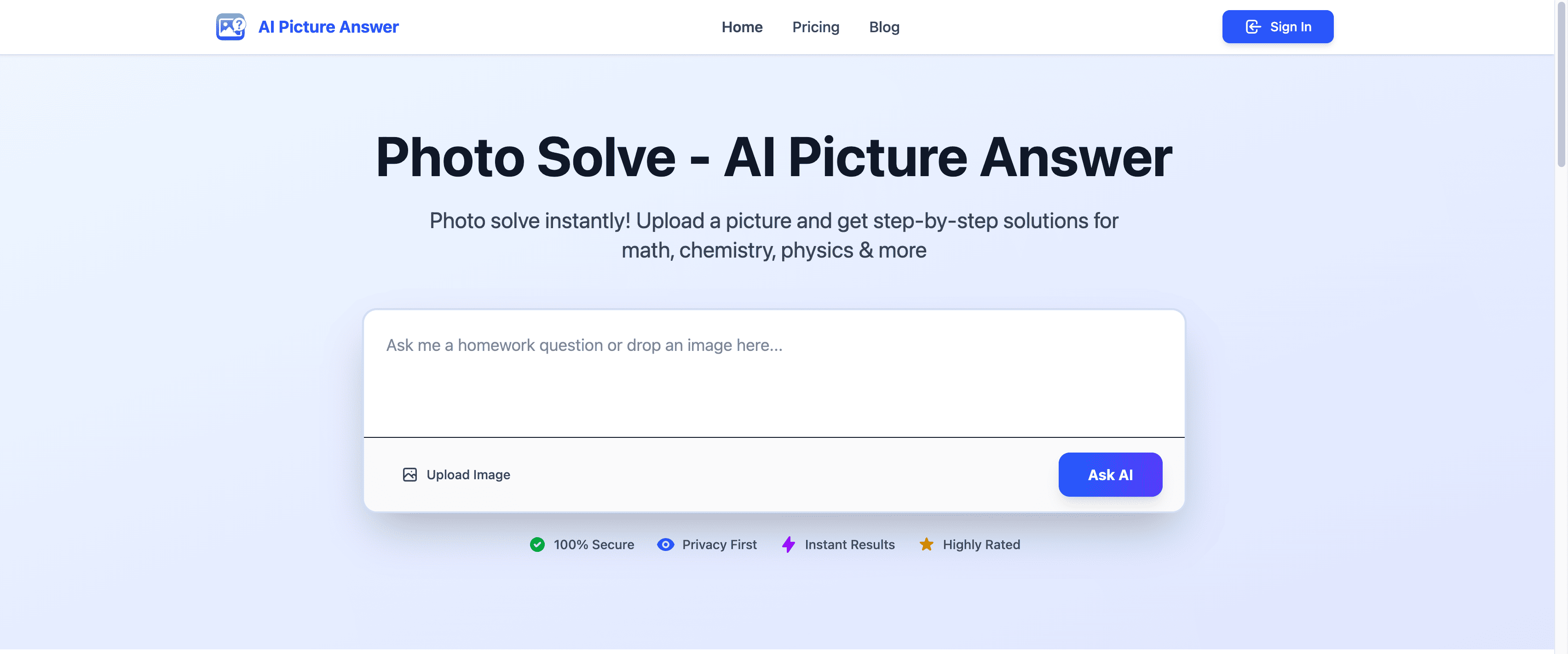Ai Picture Answer product screenshot