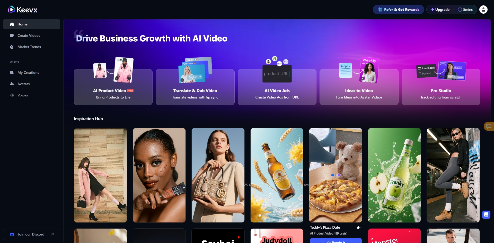 Keevx product screenshot
