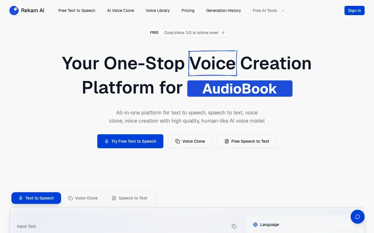 Rekam AI product screenshot