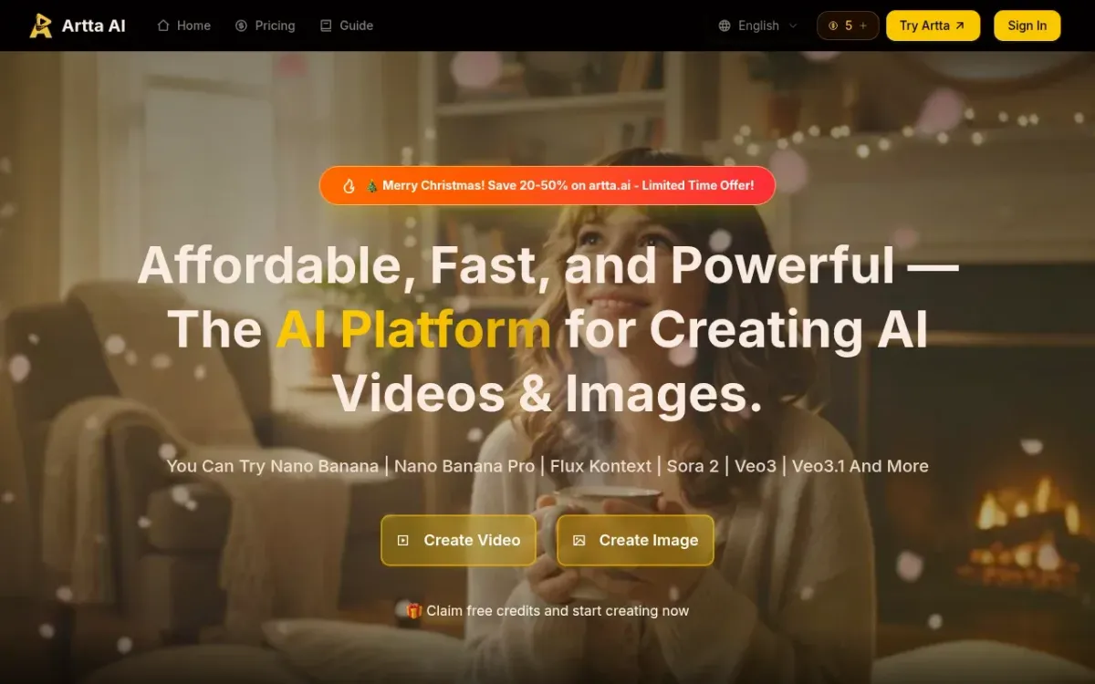 Artta AI product screenshot