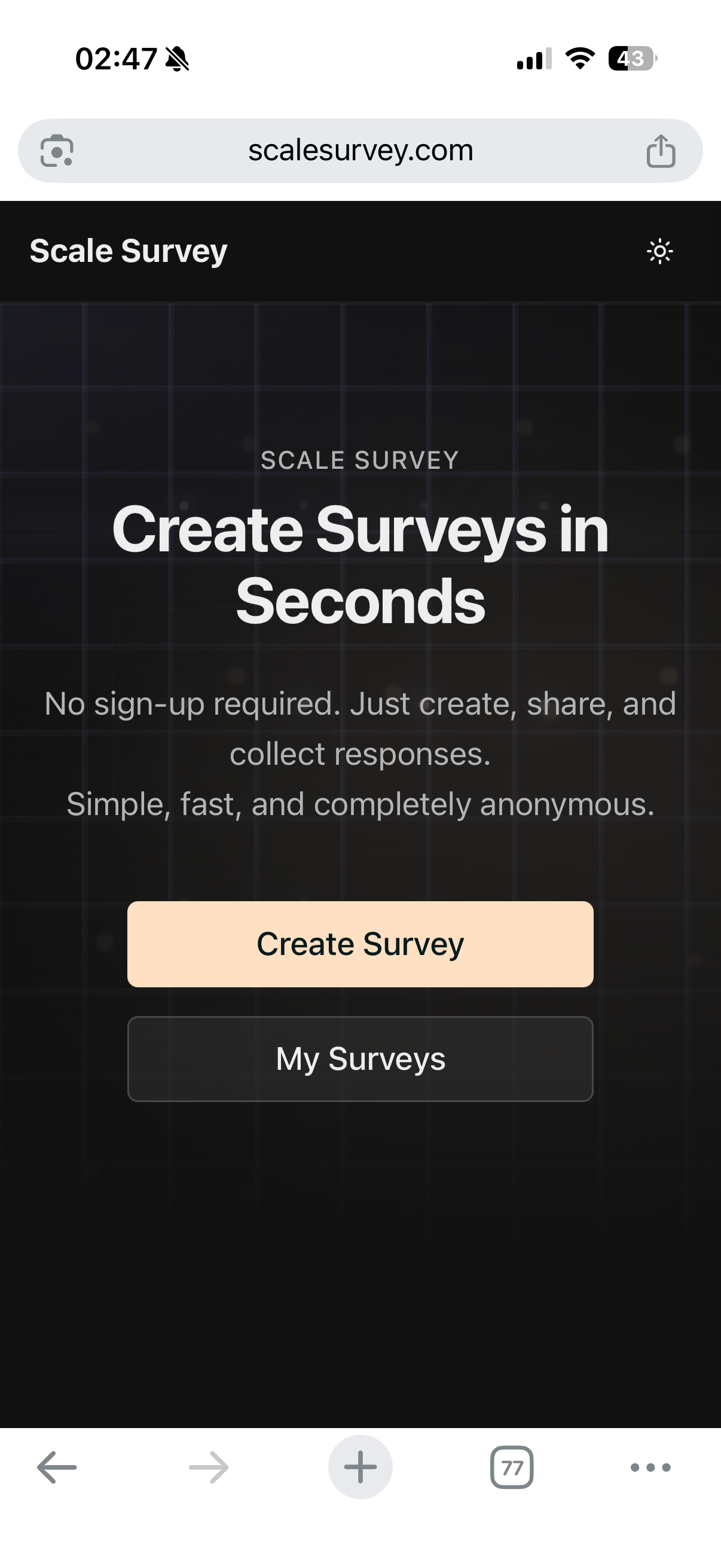 Scale Survey - Product Image