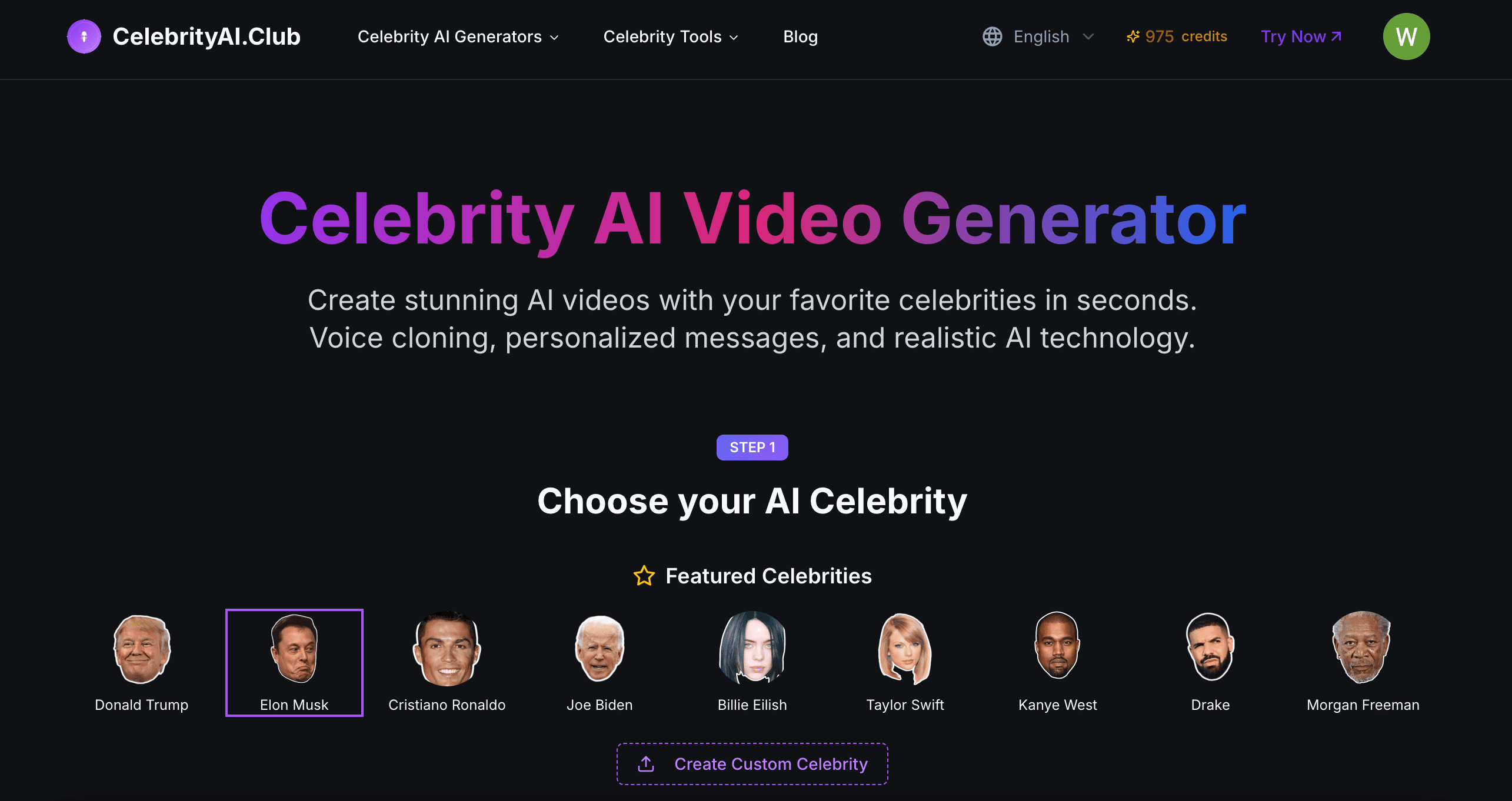 Celebrity AI - Product Image