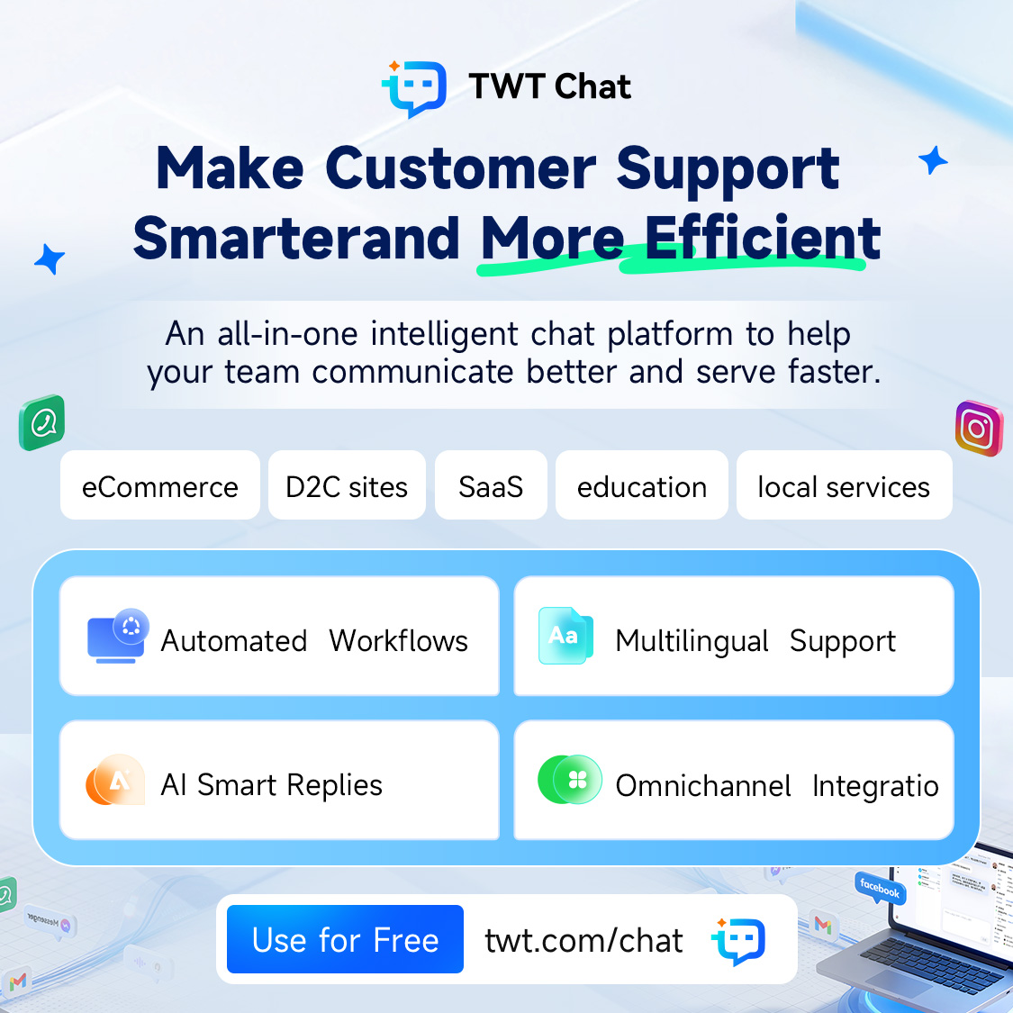 TWT Chat product screenshot