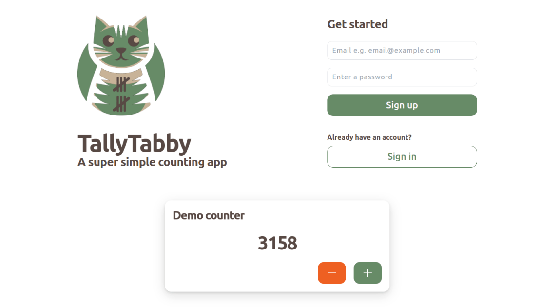 TallyTabby - Product Image