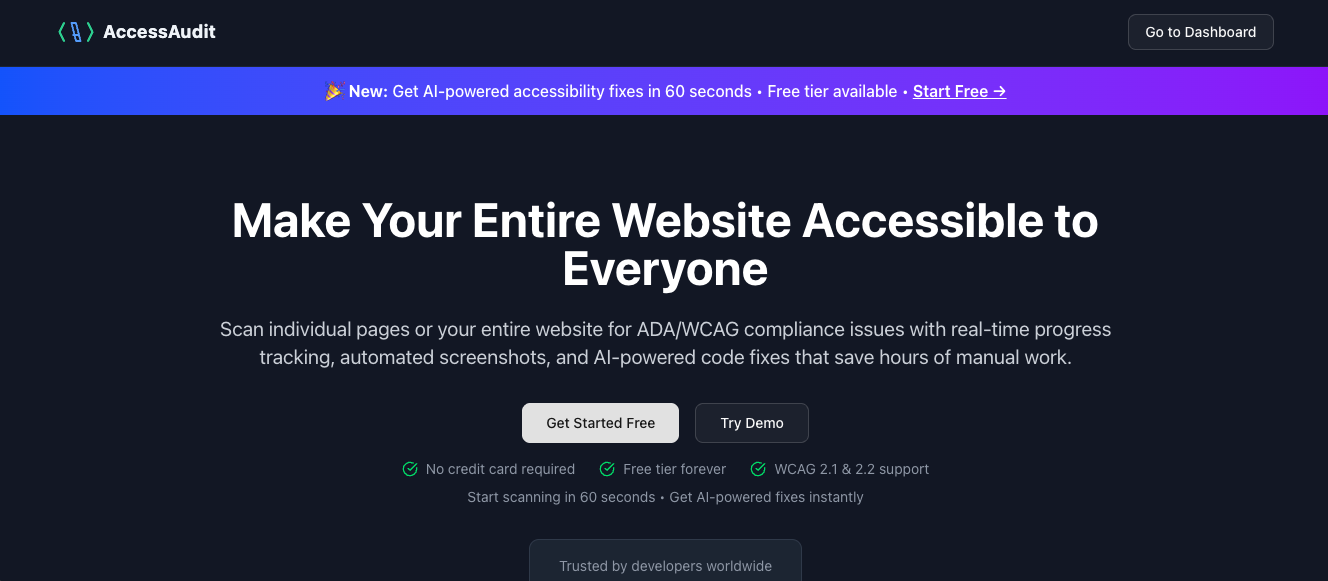 AccessAudit product screenshot