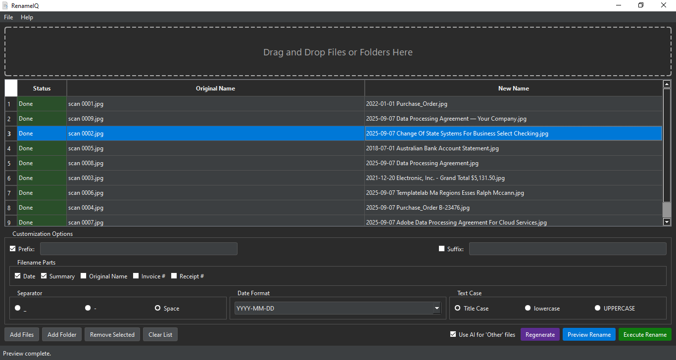 RenameIQ - Product Image