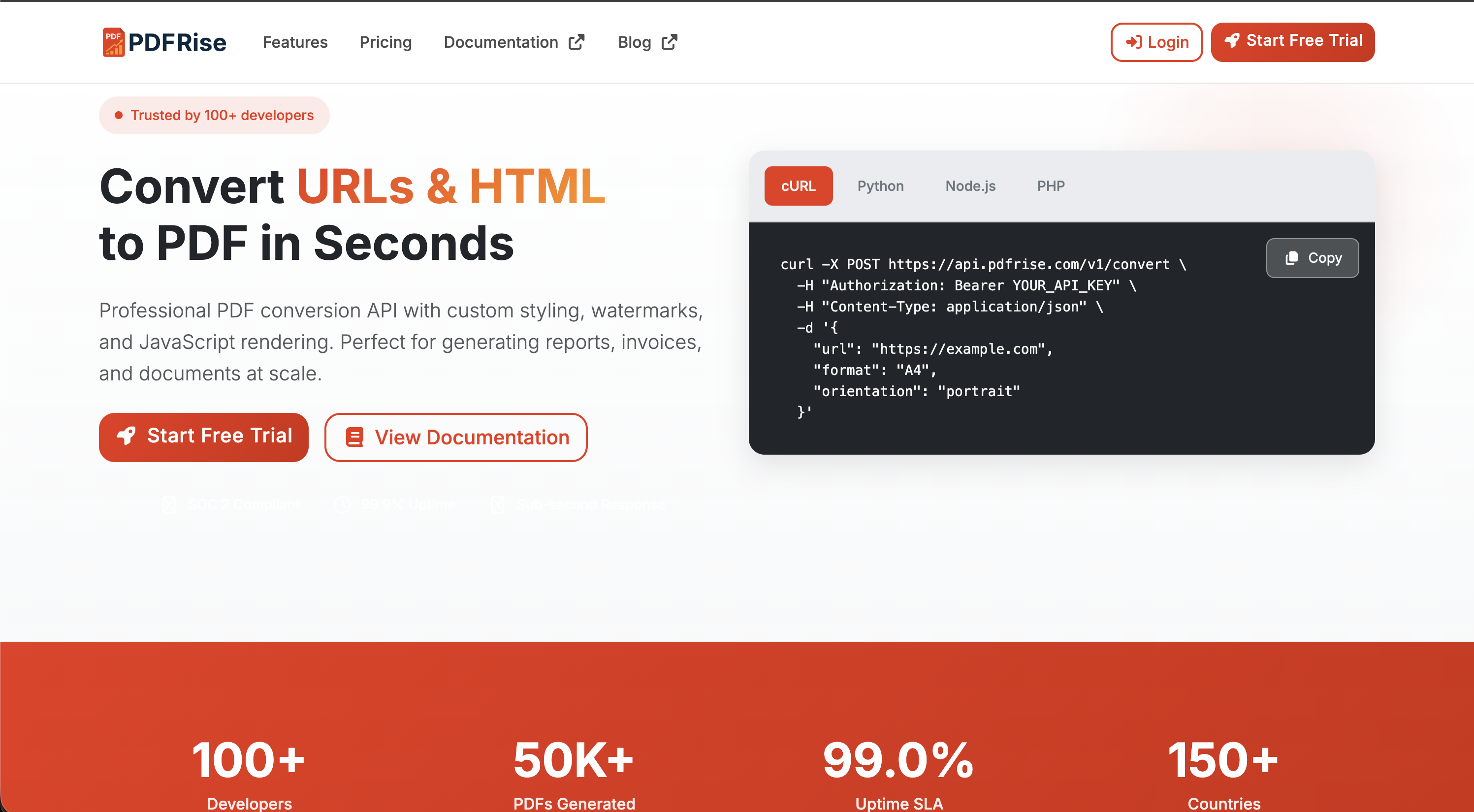 PDFRise product screenshot