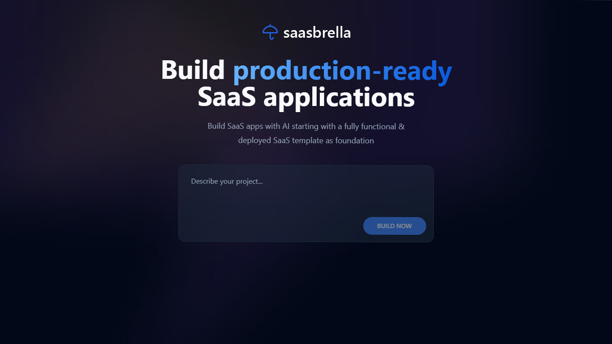 saasbrella product screenshot