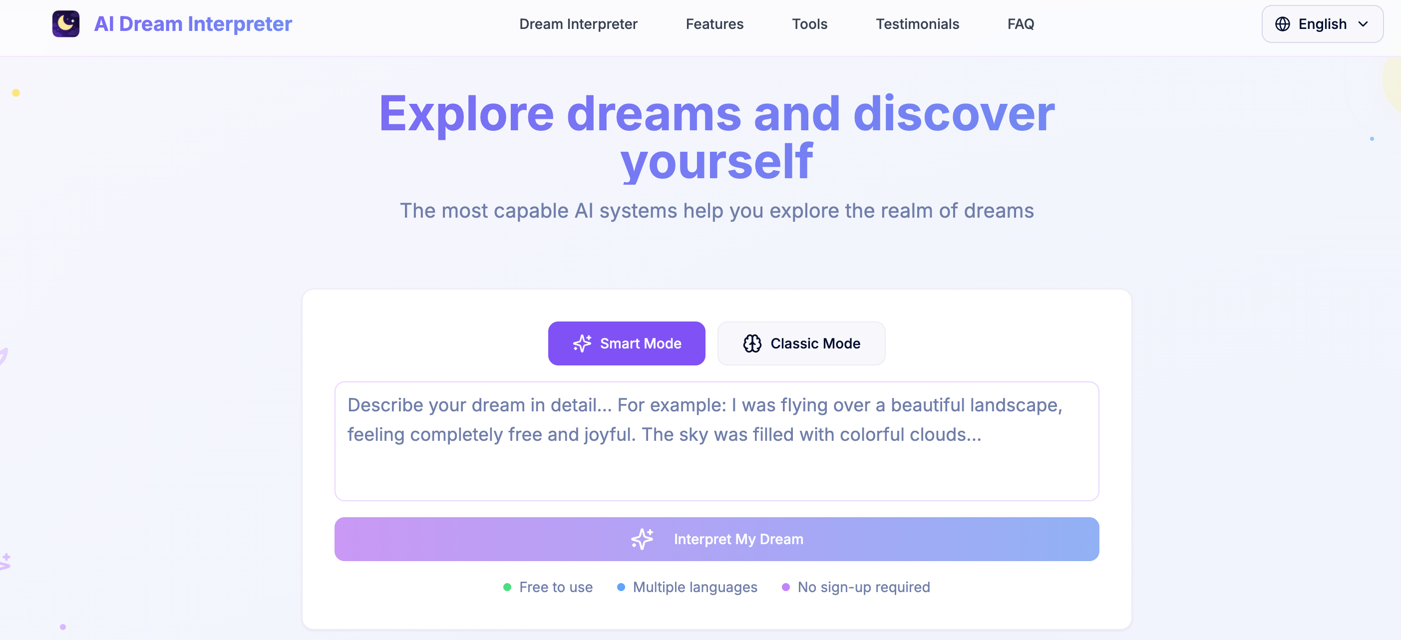 AI Dream Interpreter - Product Image