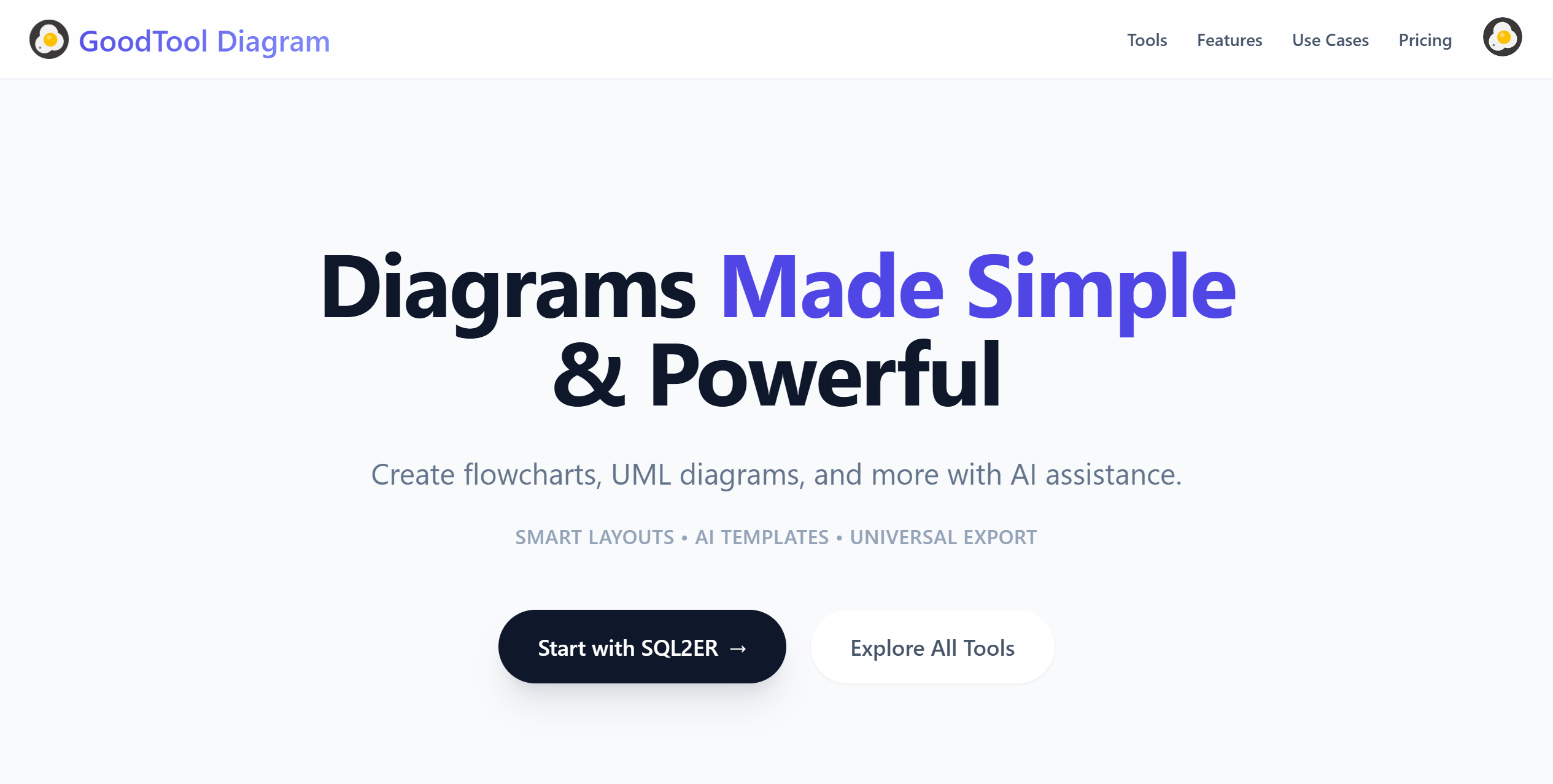GoodTool Diagram product screenshot