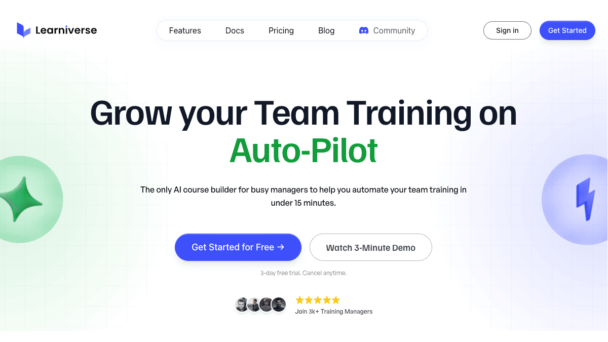 Learniverse product screenshot