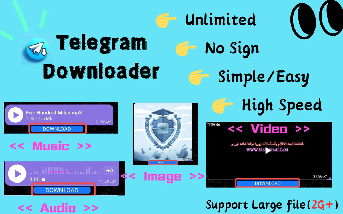 Telegram Video Downloader product screenshot