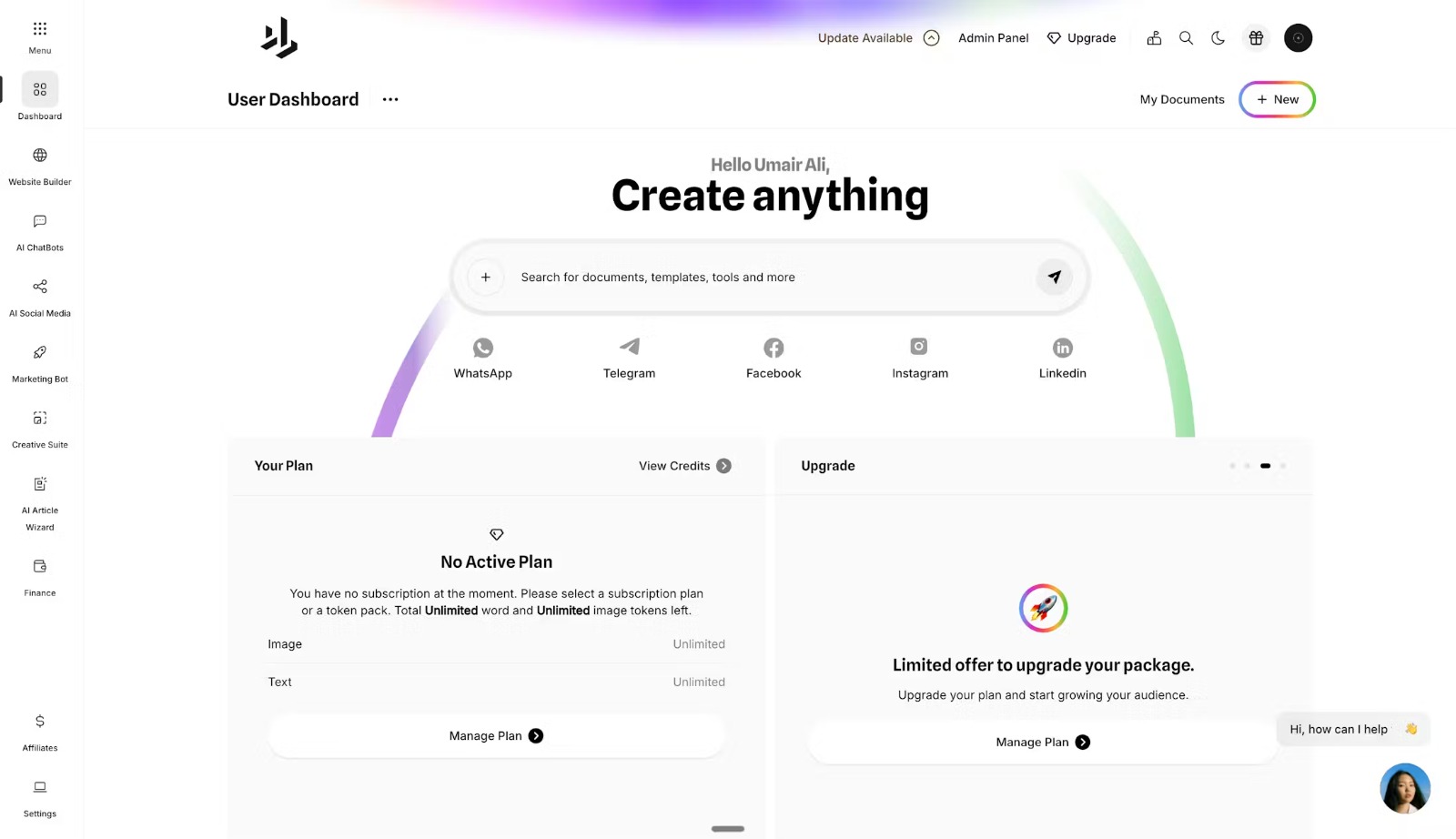 WeInc product screenshot
