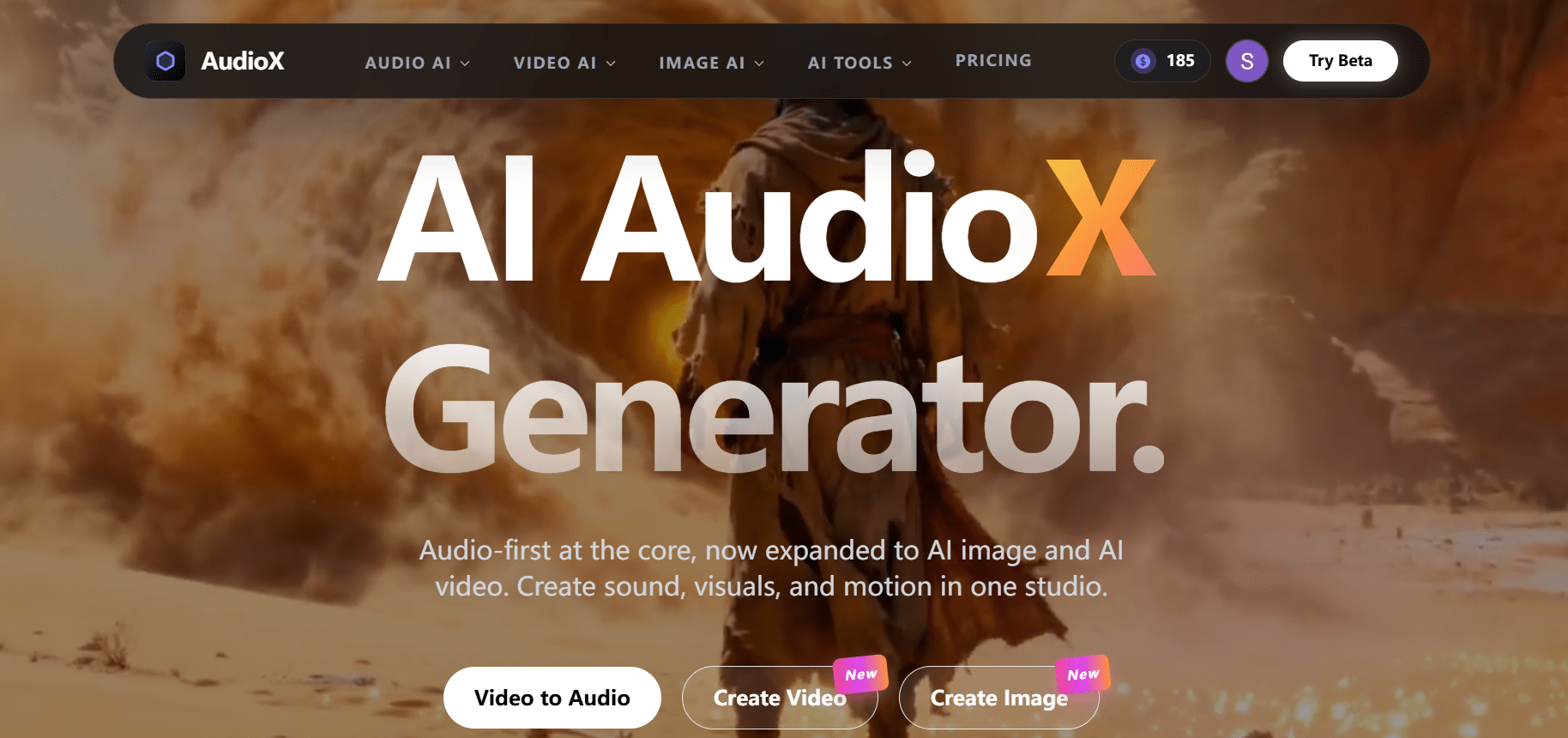 AudioX product screenshot