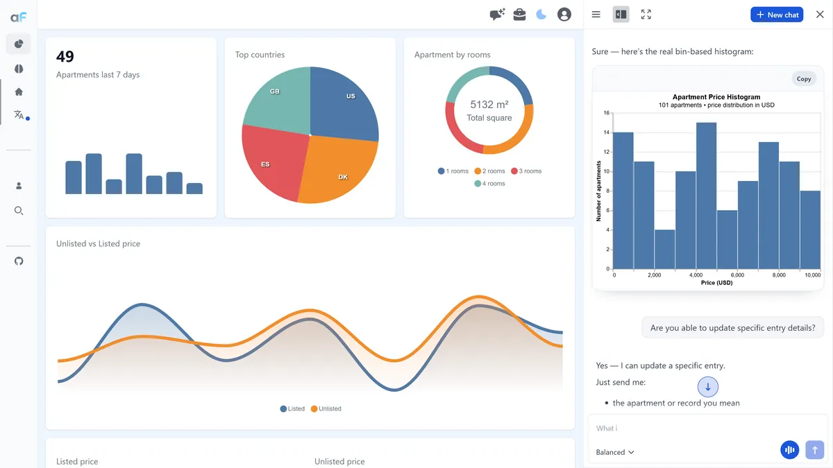 AdminForth - Agent-first OSS admin panel framework product screenshot