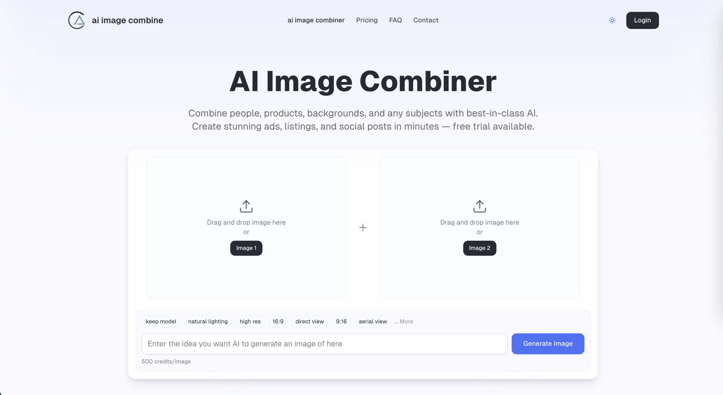 AI Image Combiner - Product Image
