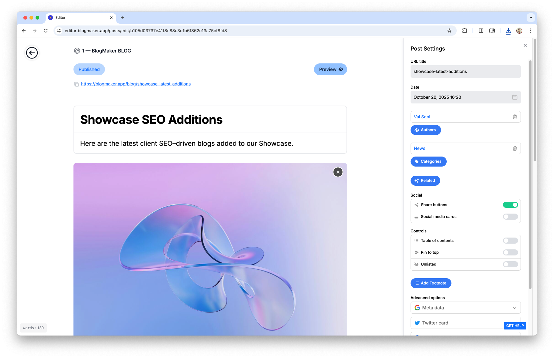 BlogMaker - Product Image