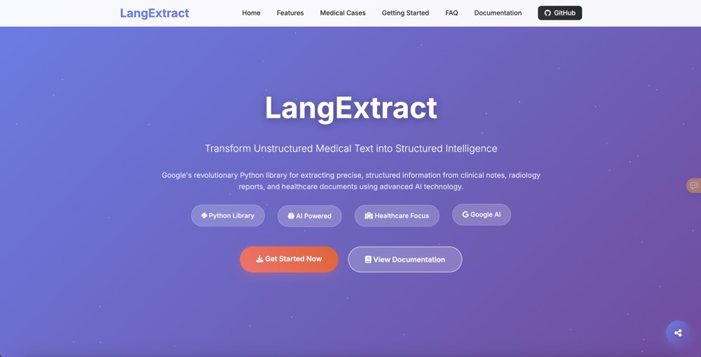 LangExtract - Product Image