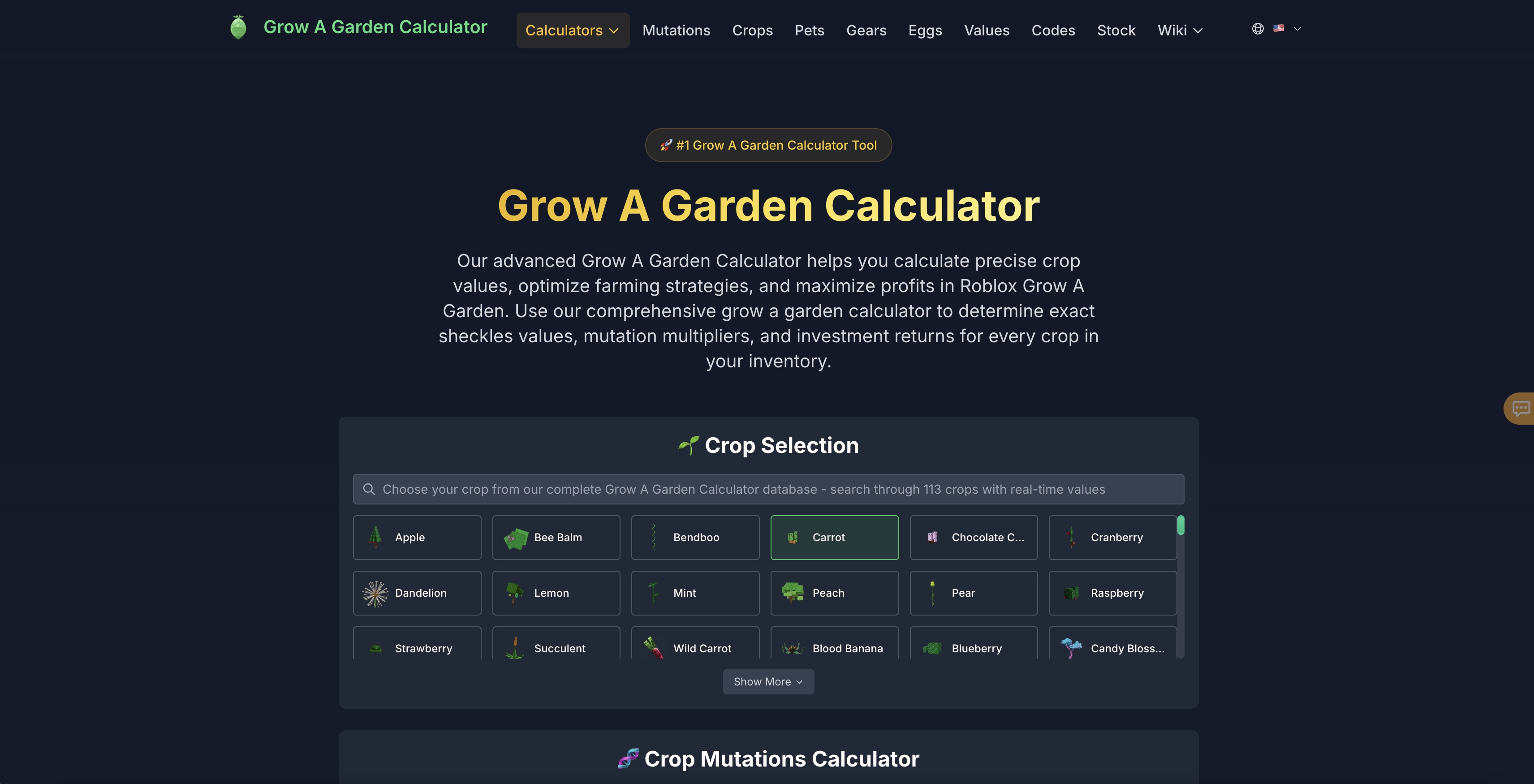 GAG Calculator - Product Image