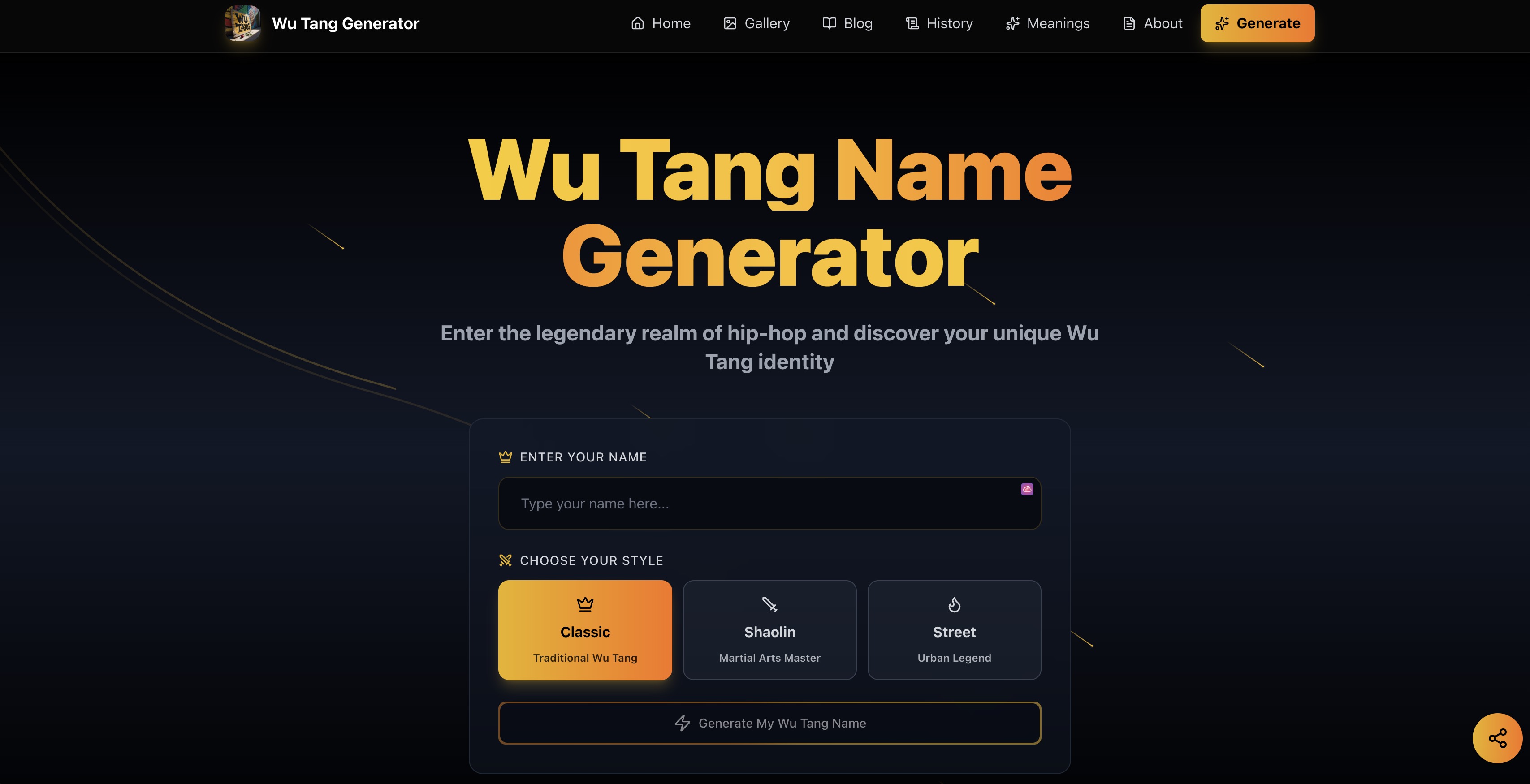 wu tang name generator - Product Image