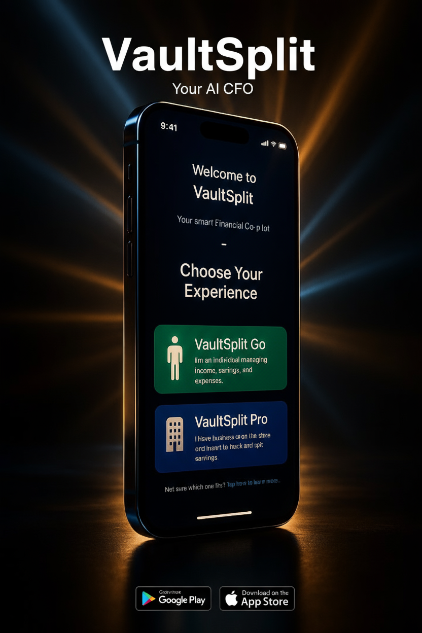 VaultSplit - Your AI CFO product screenshot