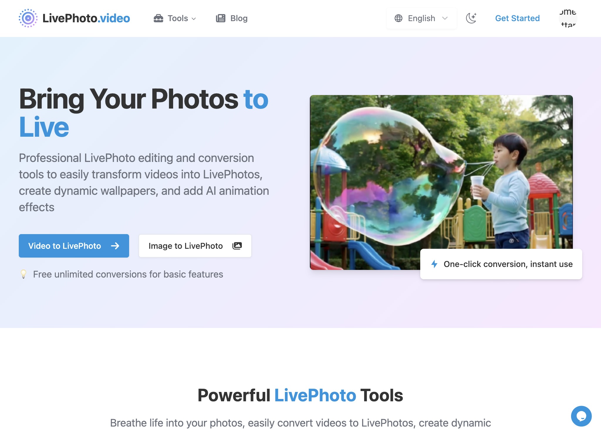 LivePhoto.video product screenshot