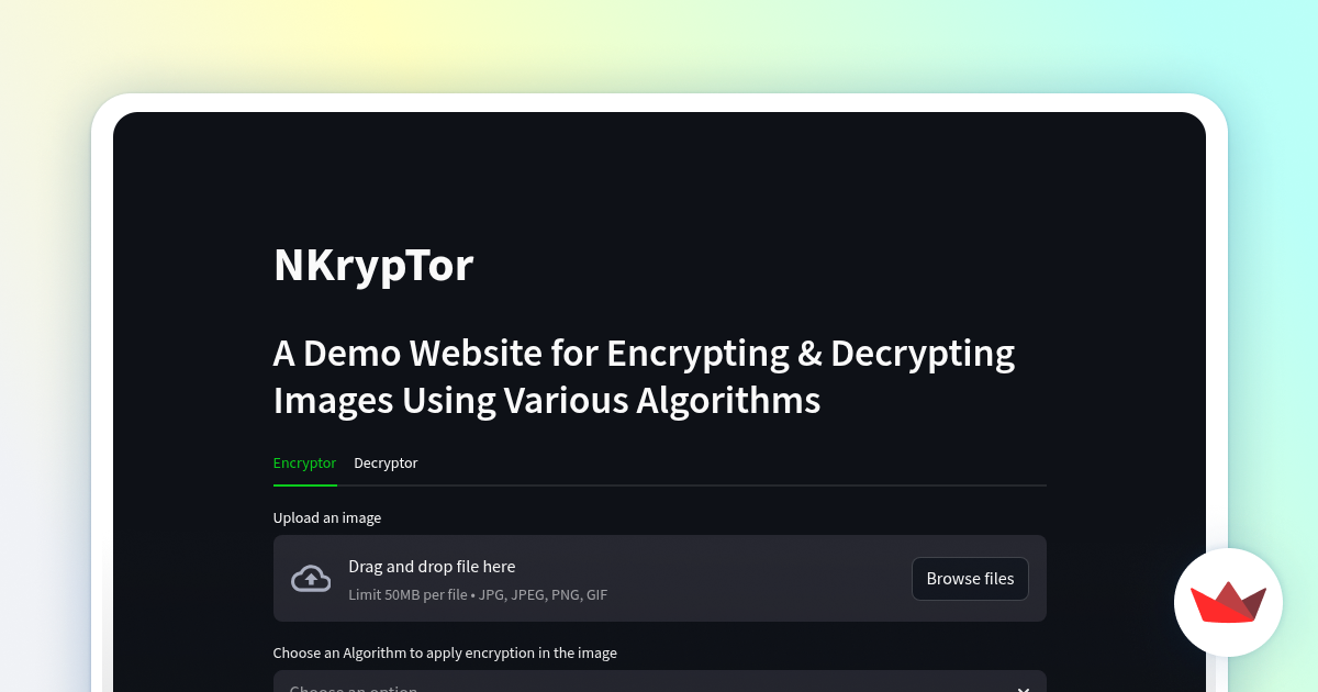 NKrypTor product screenshot