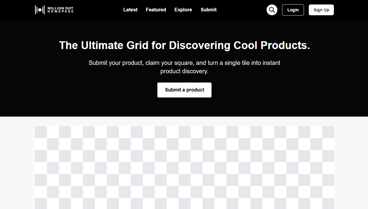 Million Dot Homepage product screenshot