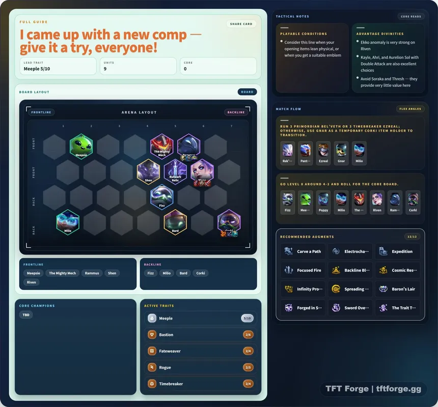 TFT Forge (tftforge.gg) product screenshot