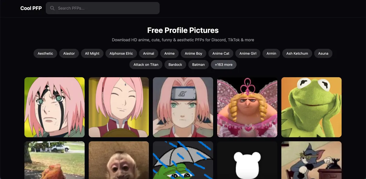 Cool PFP product screenshot