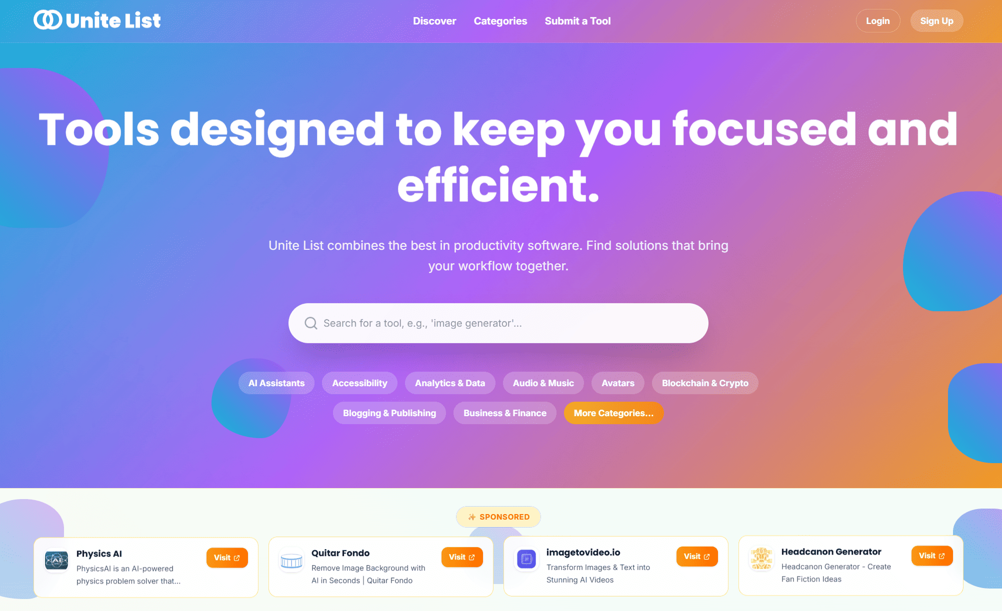Unite List - Product Image