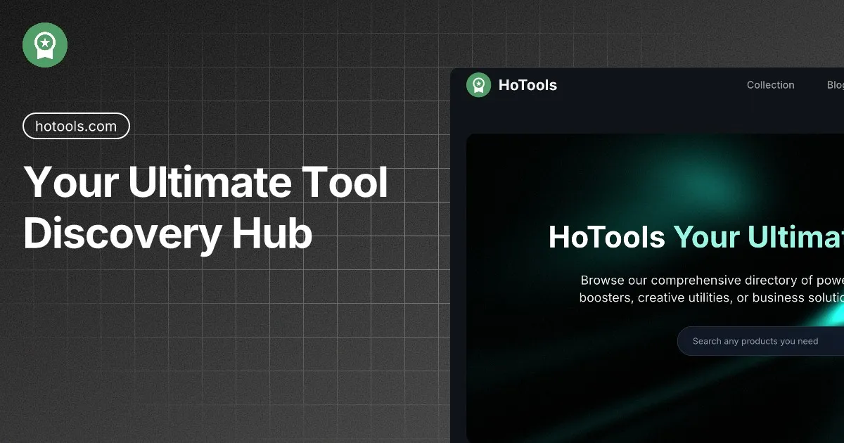 HoTools product screenshot